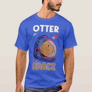 Astronaut Otter Space Astronomy Rocket Space T-Shi T Shirt