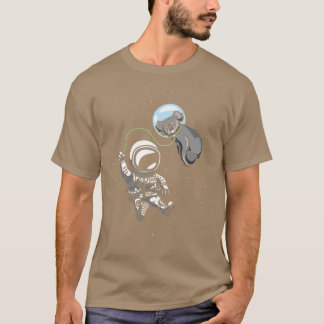 Astronaut Outer Koala Space Travel Cosmonaut Marsu T Shirt