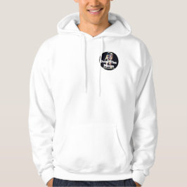 Astronaut över måne hoodie