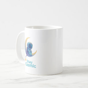Astronaut på månmugg – Håll dig kosmisk rymdpresen Kaffemugg