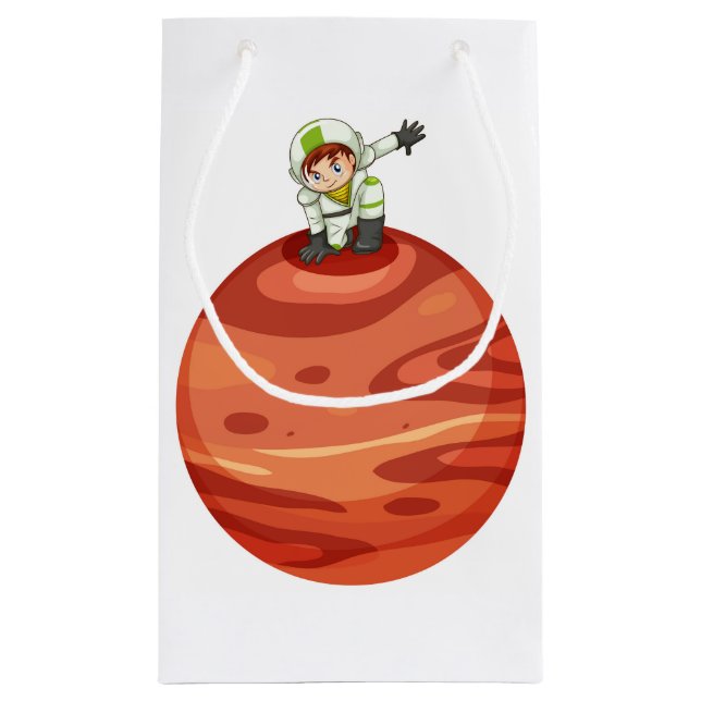 Astronaut på Mars Pappra Gift Box (Baksidan)