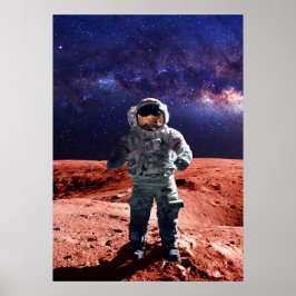 Astronaut på Mars - Poster