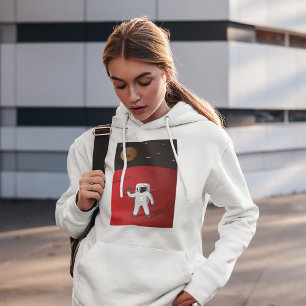 Astronaut på Mars Space Explorer Red Planet T Shirt