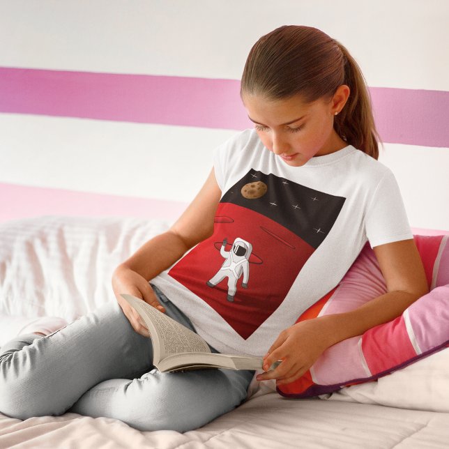 Astronaut på Mars Space Explorer Red Planet T Shirt (Skapare uppladdad)