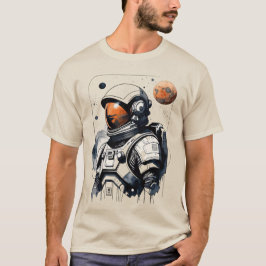 Astronaut på Mars T-Shirt