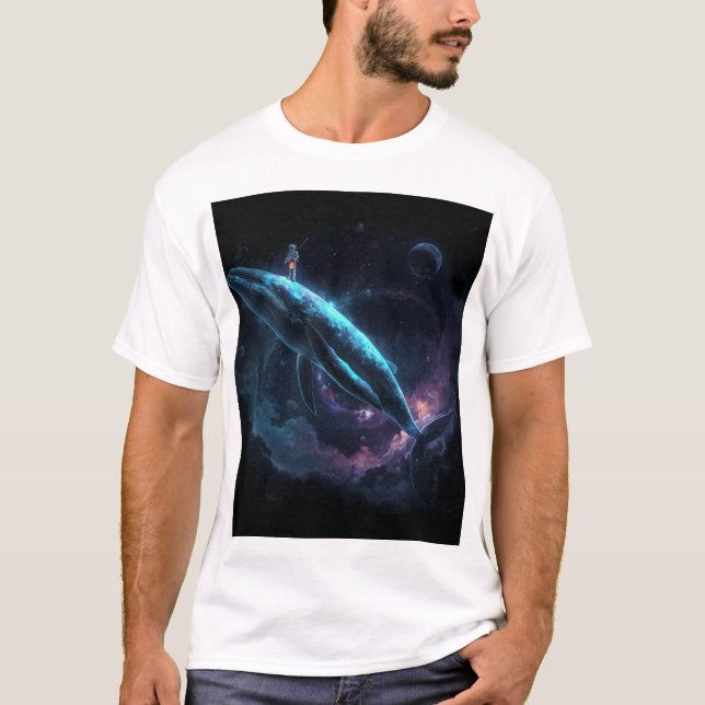 Astronaut på val t shirt (Framsida)