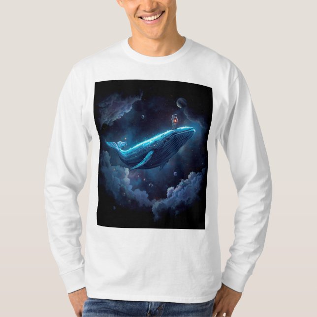 Astronaut på val t shirt (Framsida)