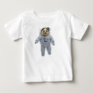 Astronaut Panda Flytande i Rymdstation T Shirt