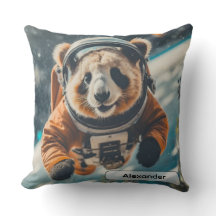 Astronaut Panda i rymden Surrealisk djur barnkamma