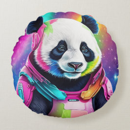 Astronaut Panda Rund Kudde