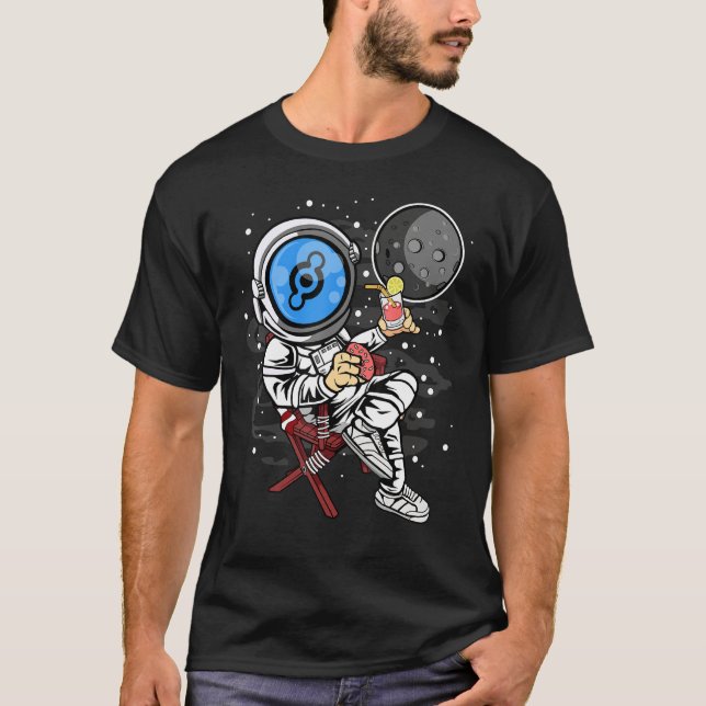 Astronaut Pension Helium Hnt Coin till Måne C T Shirt (Framsida)