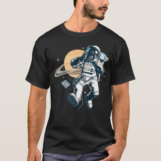 Astronaut Photography Space Spaceman Camera Photog T Shirt