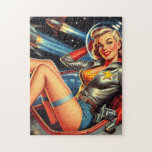 Astronaut Pin-up Pussel<br><div class="desc">Astronaut Pin-up</div>