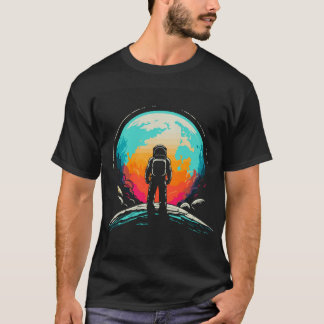 Astronaut & Planet T Shirt