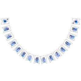 Astronaut & Planets Grattis på födelsedagen buntba Vimplar