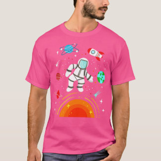 Astronaut Planets Rymden 1 T Shirt