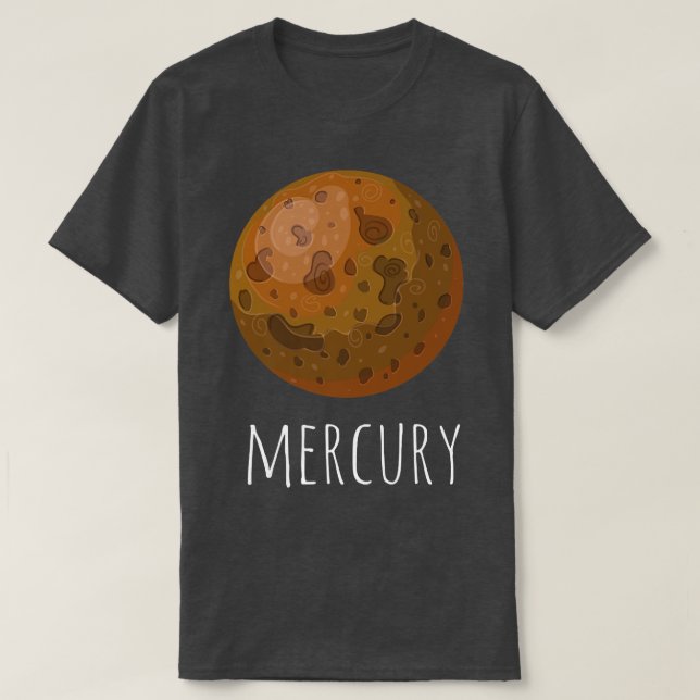 Astronaut Planets Solar System, Space Älskare Merc T Shirt (Design framsida)