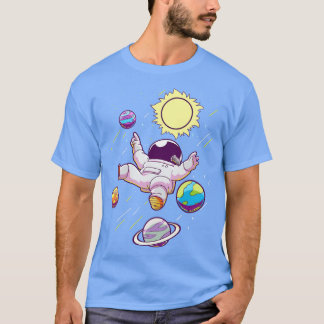 Astronaut Planets Space Galaxy T Shirt