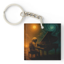 Astronaut Played Piano in Split Reality - Surreal