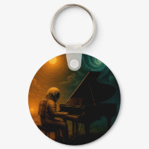 Astronaut Played Piano in Split Reality - Surreal