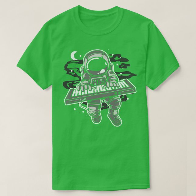 ASTRONAUT PLAYING TANGENTBORD T SHIRT (Design framsida)