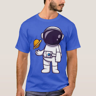 Astronaut Plutet Boll Tecknad1 T Shirt