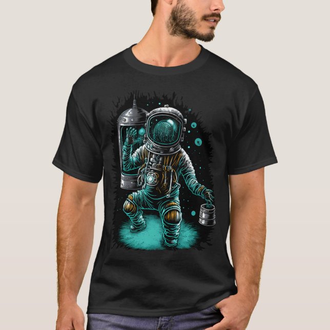 Astronaut-Poder T Shirt (Framsida)