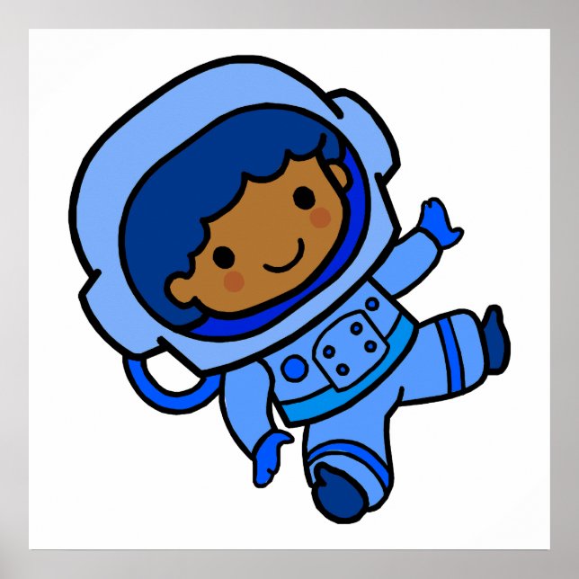 Astronaut-pojke Poster (Framsidan)