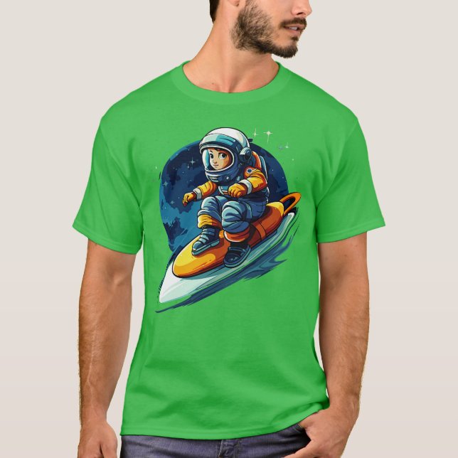 Astronaut-pojke T Shirt (Framsida)