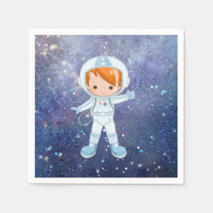 Astronaut-pojken Rymden Pappersservett