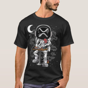 Astronaut Poker Ripple XRP Crypto Coin HODL T Shirt