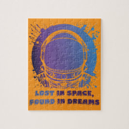 Astronaut Portrait Lost in Space Jigsaw Puzzle  Pussel