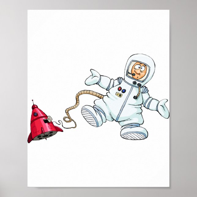 astronaut poster (Framsidan)