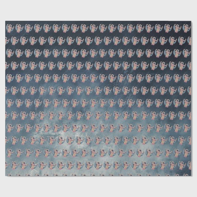 Astronaut Presentpapper (Platt)
