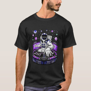 Astronaut Psychedelic Music DJ T Shirt