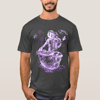 Astronaut Psychedelic Music DJ Techno EDM Festival T Shirt