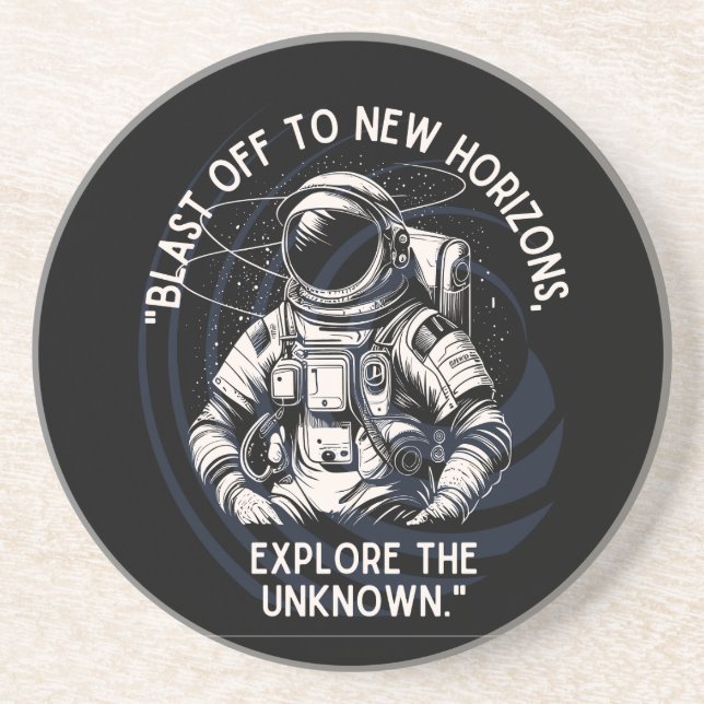 ASTRONAUT QUOTE, BLAST AV TILL NEW HORIZON UNDERLÄGG (Framsidan)