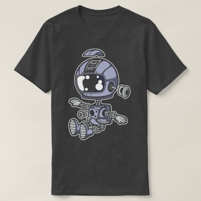 ASTRONAUT ROBOT T SHIRT (Design framsida)