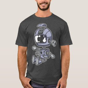 ASTRONAUT ROBOT T SHIRT