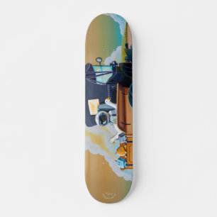 Astronaut, Robots och Anka Oh My Mini Skateboard Bräda 18,5 Cm