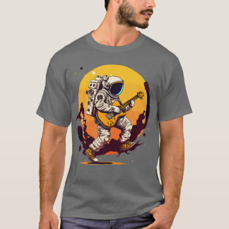 Astronaut Rockstjärna T Shirt