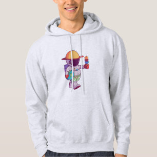 Astronaut, Roliga Planeter Yttre Rymden Hoodie