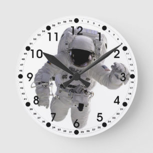Astronaut Rund Klocka