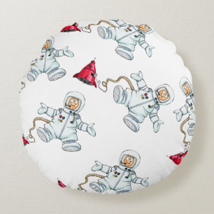 astronaut rund kudde