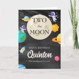 Astronaut Rymden 2:a födelsedag Kort