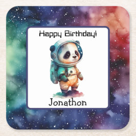 Astronaut Rymden födelsedag Papper Underlägg