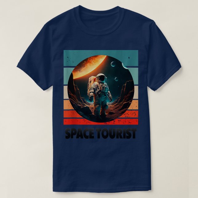 Astronaut Rymden Rymden T Shirt (Design framsida)