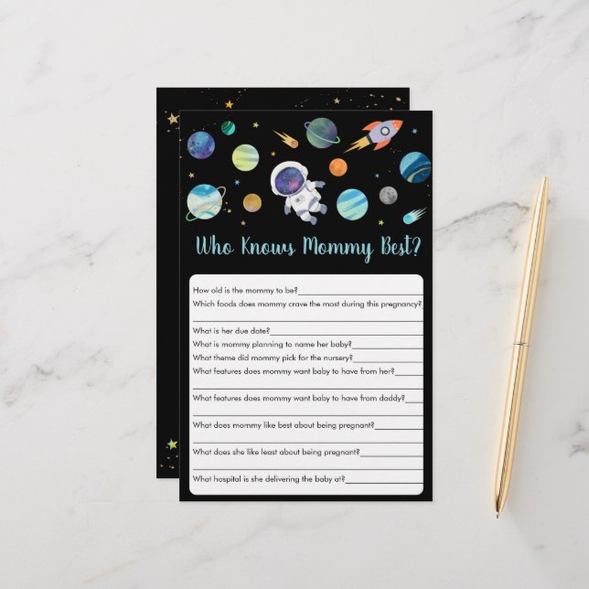 Astronaut Rymden som känner Mammans bästa spel (Fram/Back In Situ)