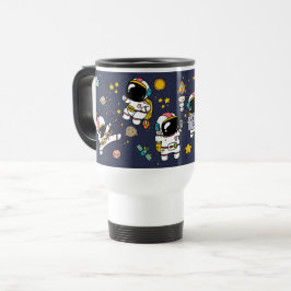 Astronaut Rymden Tecknad Resemugg