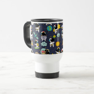 Astronaut Rymden Tecknad Resemugg